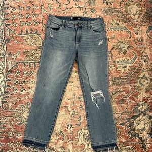 Kut From The Kloth Distressed Ankle Jeans Size 4